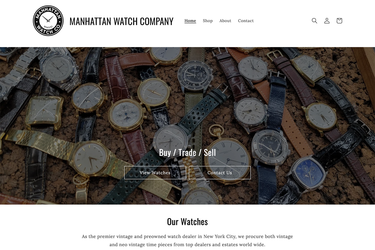Manhattan Watch Co screenshot